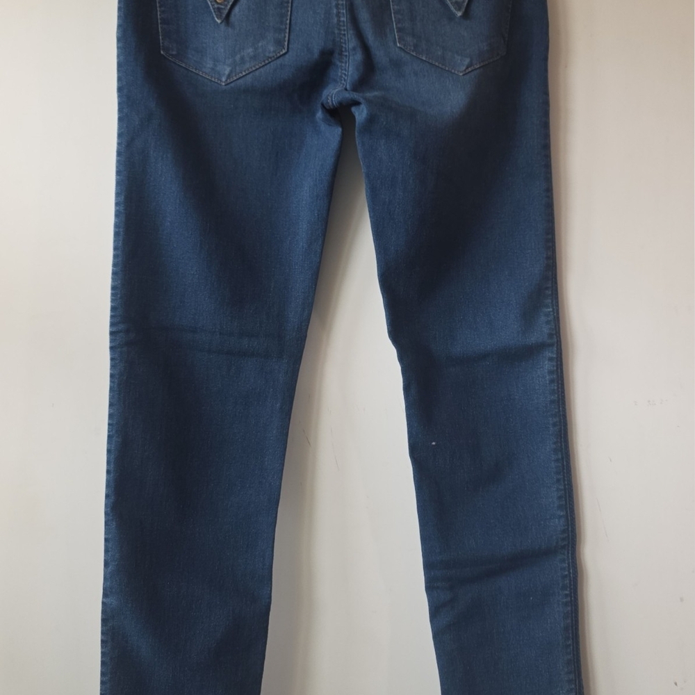 Hudson Jeans Navy Blue Denim High-Rise Jeans